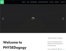 Tablet Screenshot of physedagogy.com